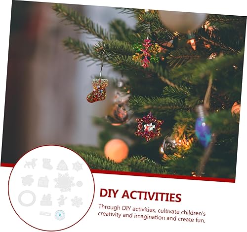 Miniatura 7 de ABOOFAN 5 Sets Wind Chime Epoxy Mold Silicone Molds for Resin Epoxy Pendant Molds Christmas Ornament Silicone Molds Christmas Ornament Making Molds