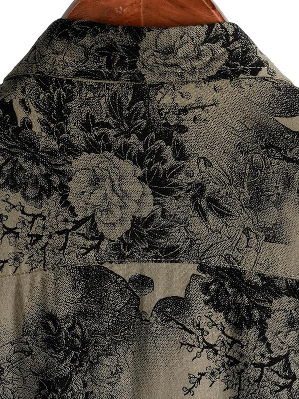 Image of Men's Multi-Coloured Floral Printed Shirt for man | Half Sleeve Cotton Shirt for Men | Summer Shirts for Men