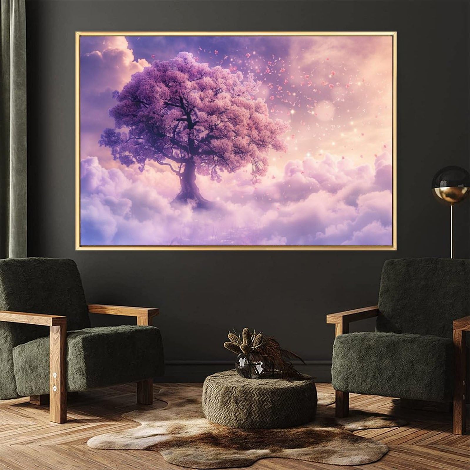 ピンクと黒の木製アートパネル ピンクと黒の木製アートパネル