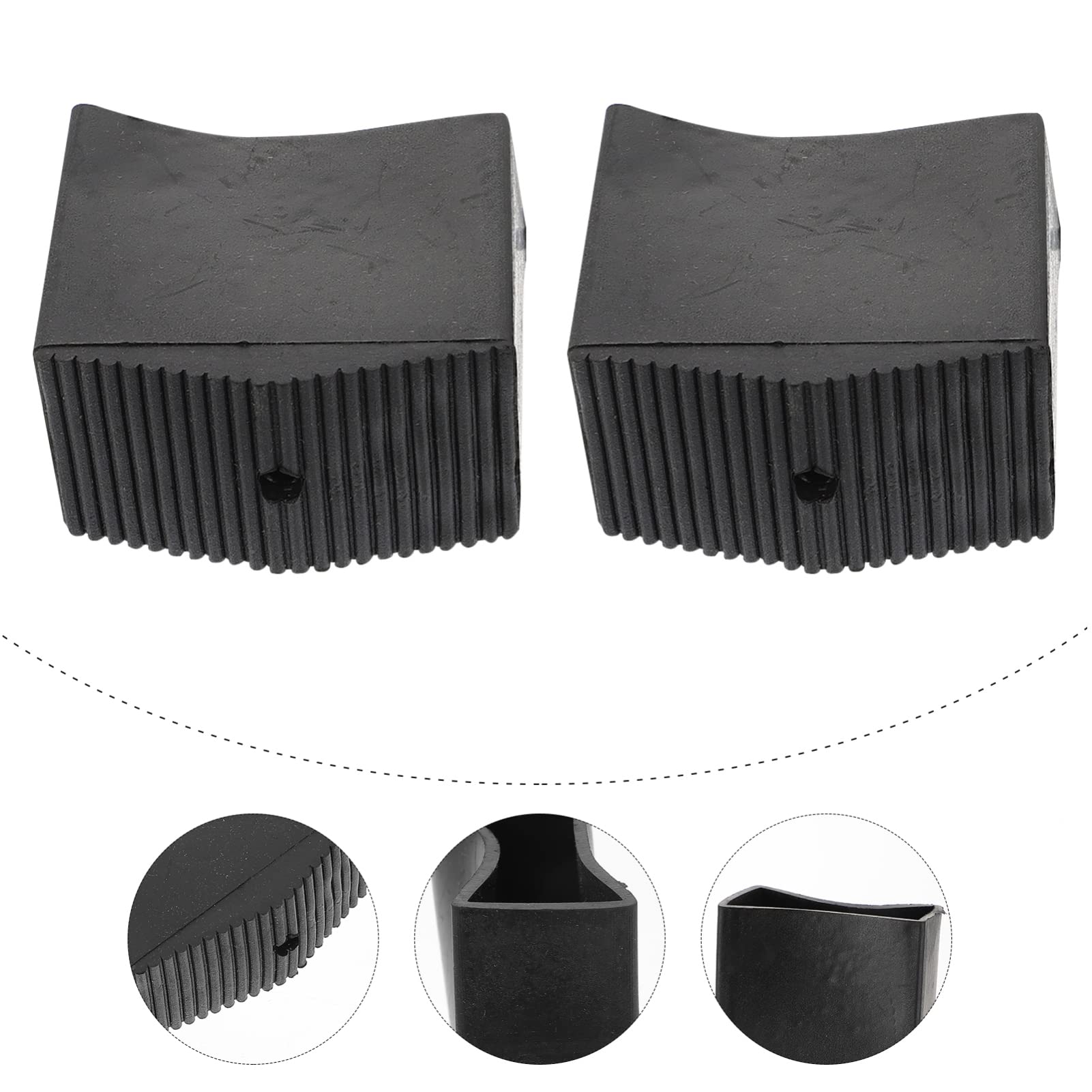 Set Di 4 Piedini Antiscivolo In Gomma Resistente Per Mobili E Tavoli Diametro Interno 25 Mm 99215763