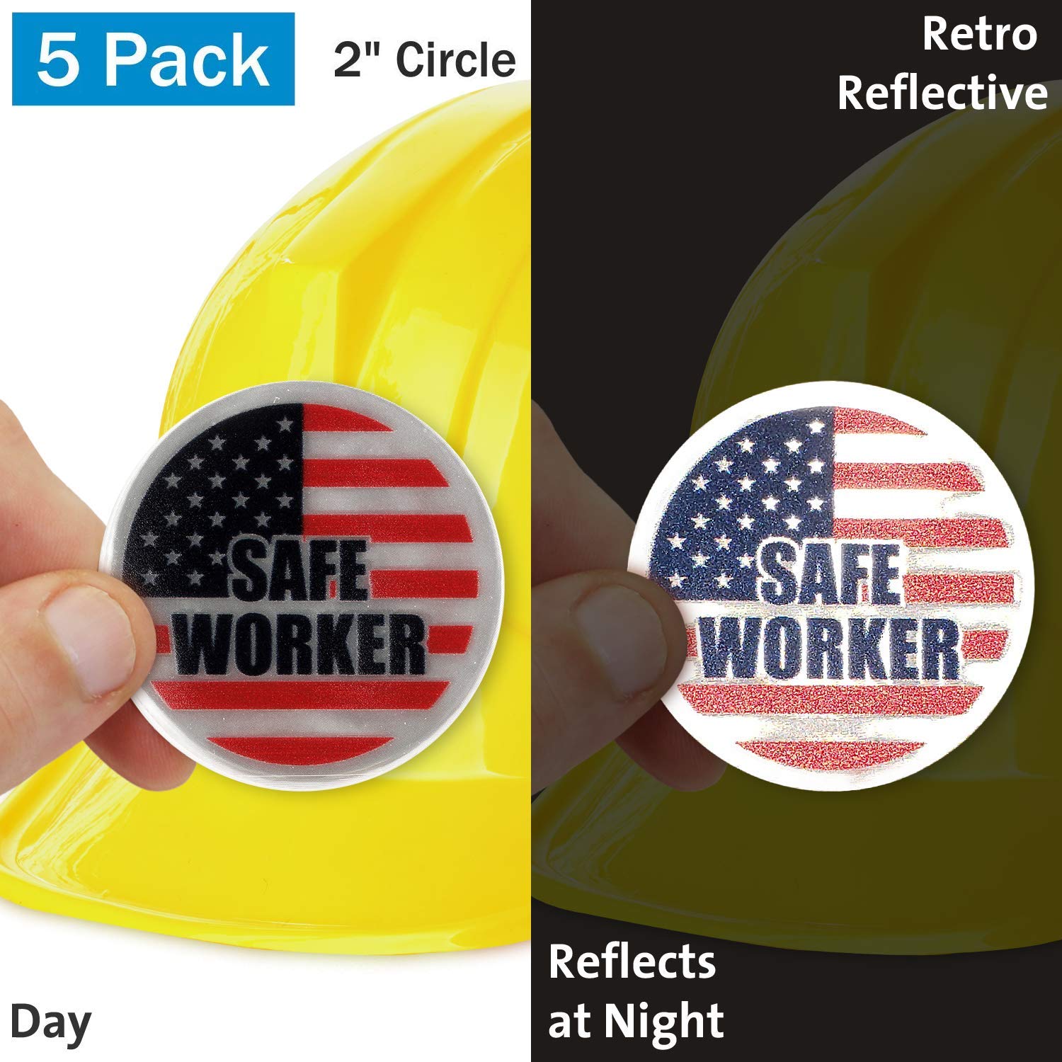 Label Sticker Contruction 5g Safety Stickers Safety Protects People Hard Hat Labels - Pack Of 5 ...