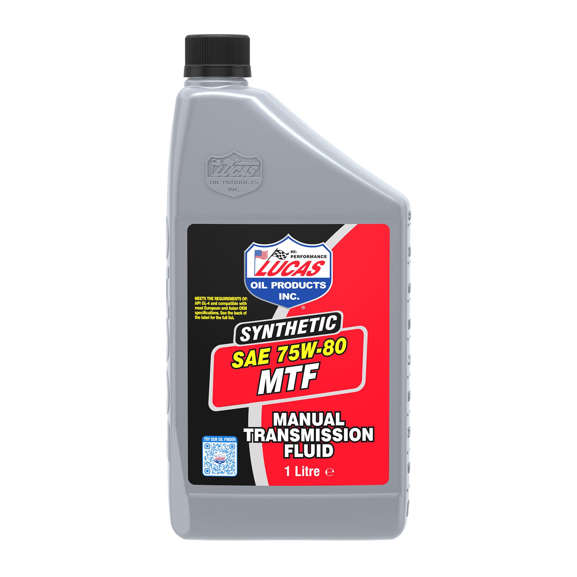 47093 Lucas Oil Synthetic SAE 75W-80 Manual Transmission Fluid - 1 Litre
