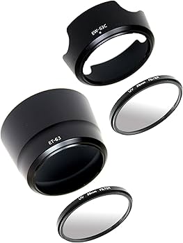 Amazon | 互換 レンズフード EW-63C ET-63 58mm フィルター 2枚 4点