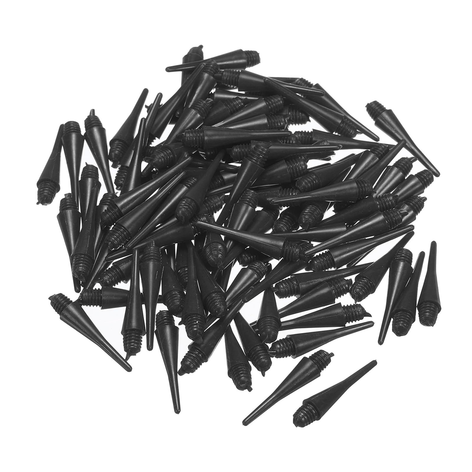 YOKIVE 100 Pcs Plastic Dart Tips, Game 2BA Thread Soft Darts Tips Replacements, Black - Image 3