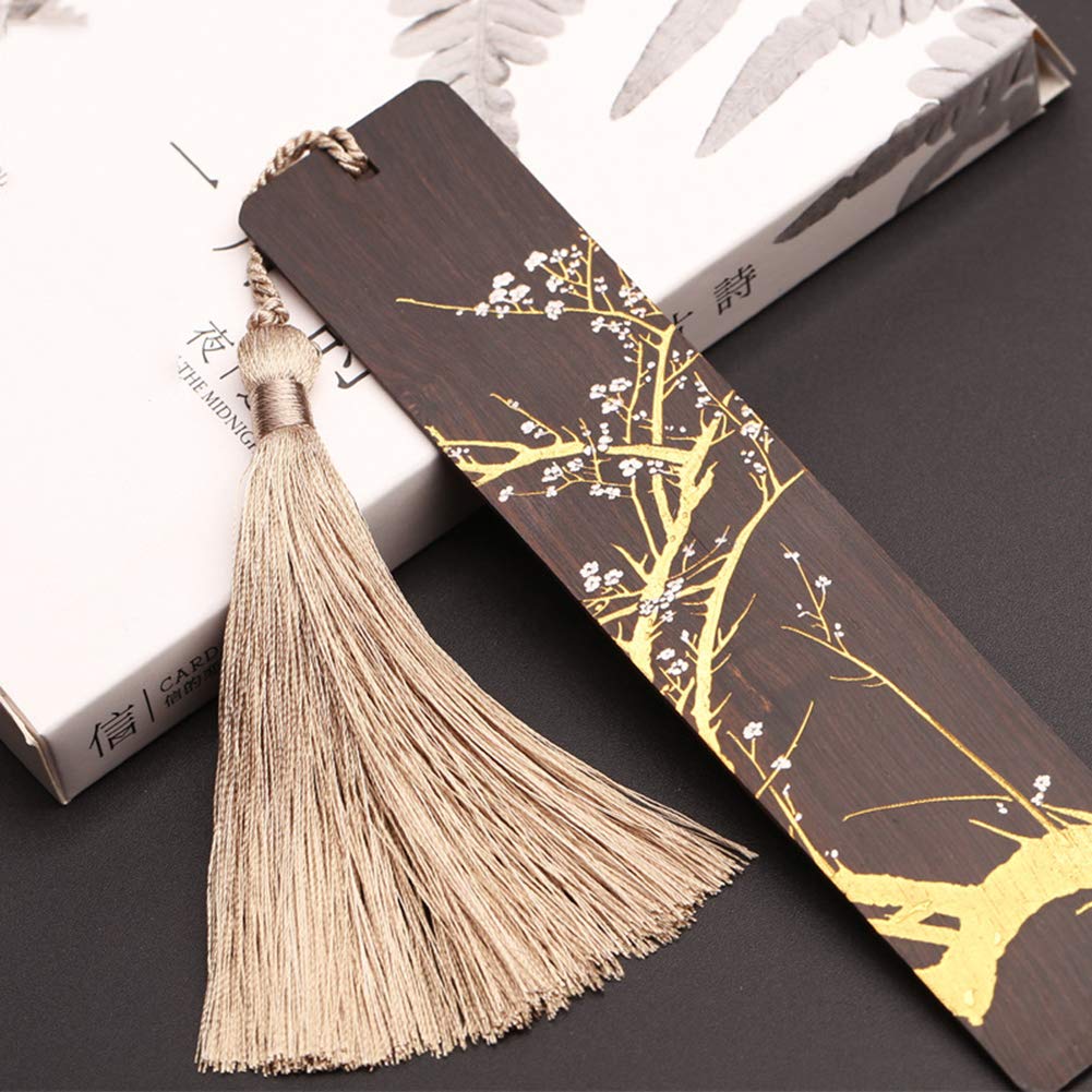 Hochwertige Antike Lesezeichen Aus Mahagoni, Exquisite Quasten-Geschenk-Lesezeichen, Geschnitzte Lesezeichen Im Chinesischen Stil.