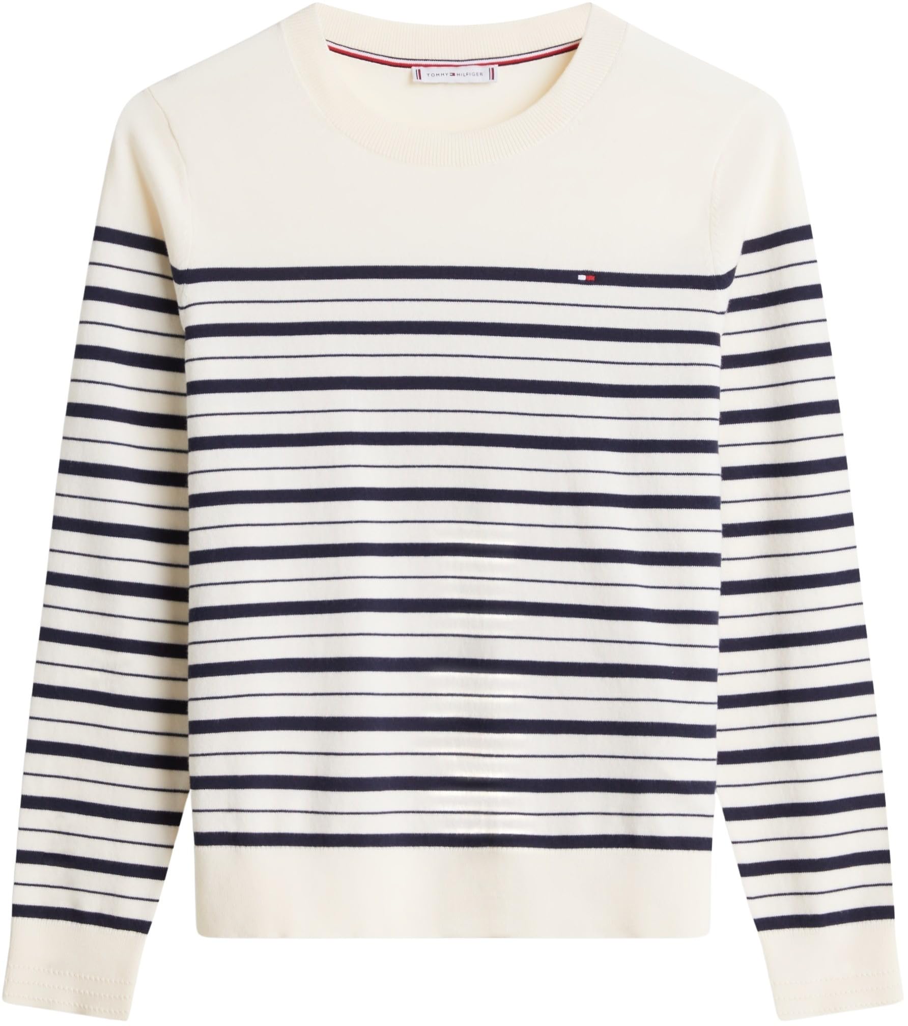 Tommy Hilfiger Jersey Mujer Jersey Fine con Cuello Redondo