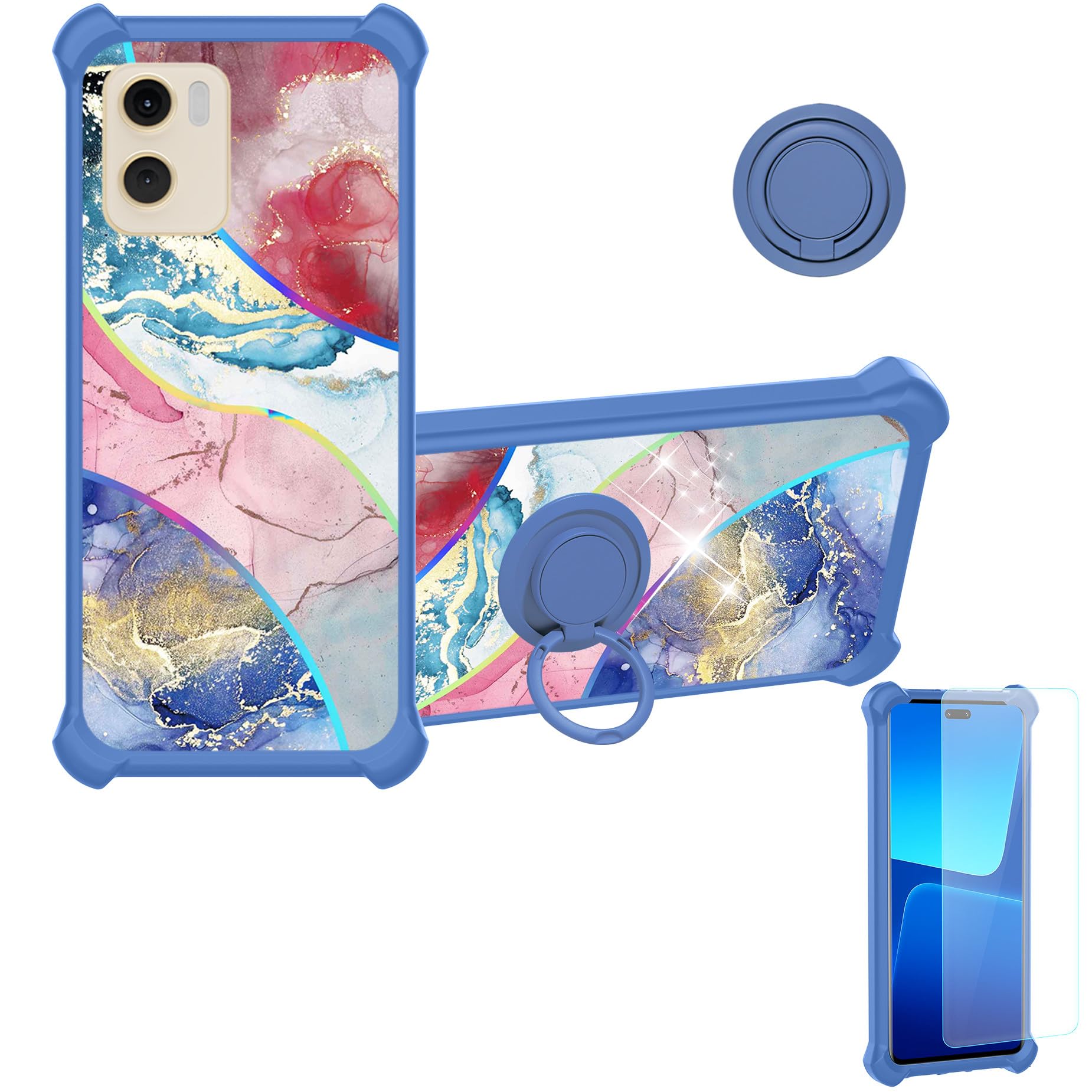 Amazon.com: Jambophone Jp1 Case Compatible for Jambo Phone Jambophone Jp1  Phone Case Cover [with Tempered Glass Screen Protector][Hard PC + Soft  Silicone][Ring Support] [Colorful Reflect Light] IMDL-SSS : Cell Phones &  Accessories