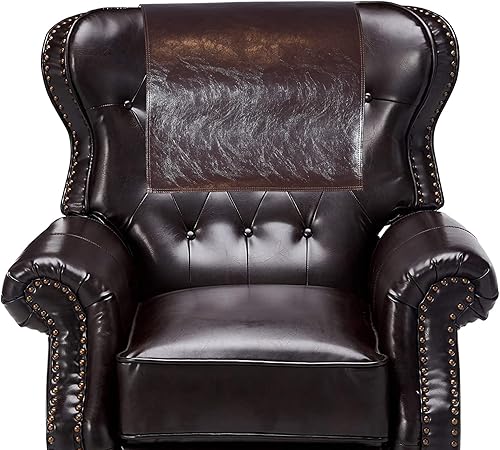 BAIDATONG Funda para reposacabezas para silla reclinable, fundas de cuero sintético para muebles de silla reclinable, funda protectora de vinilo