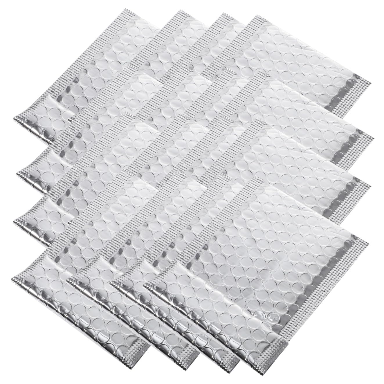 100 Stück Selbstklebende Luftpolster versandtaschen Gepolsterte Aluminiumfolie Umschläge Stoßdämpfend Reißfest für Sicheren Versand von Elektronik Schmuck Kosmetik