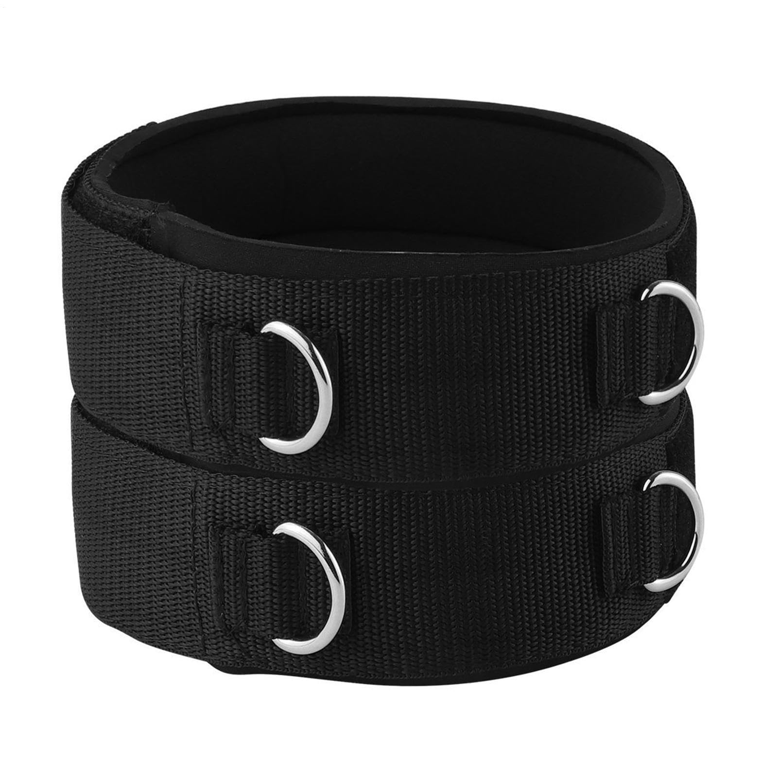 Lot de 2 sangles de cuisse de gym | Paire de sangles de cuisse réglables avec rembourrage doux pour extension des jambes, flexion des jambes et abduction des hanches