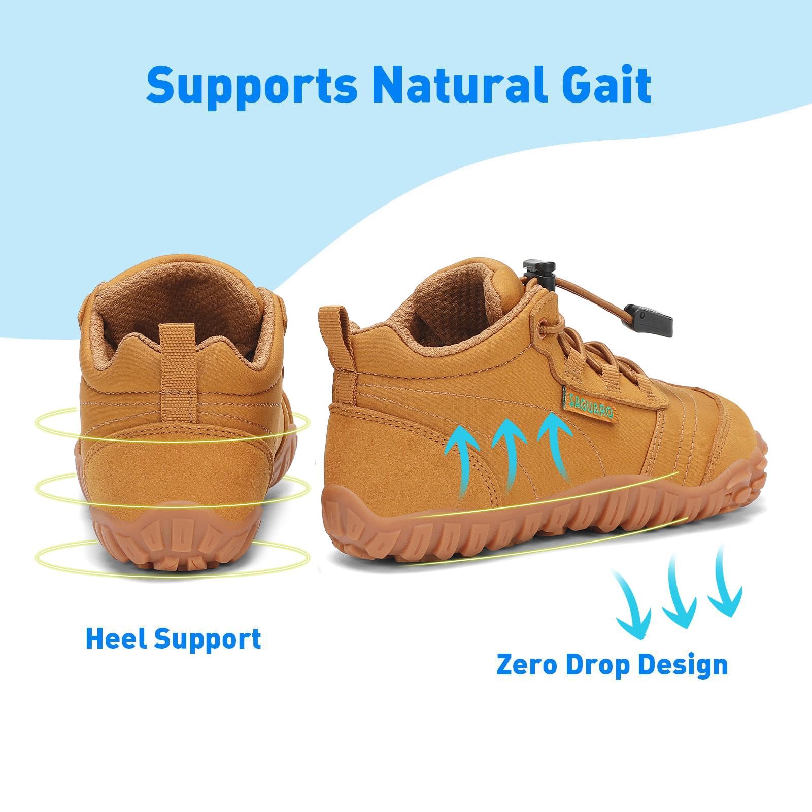 SAGUARO Bambini Scarpe a Piedi Nudi Scarpe da Trail Running Barefoot Minimaliste Sneakers Leggere Respirabile Gr.26-36