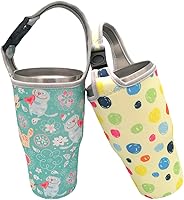 Vista 10 de Paquete de 2 bolsas de soporte para vasos de 20 a 30 onzas de acero inoxidable con aislamiento de viaje, adecuado para Yeti Stanley Ozark Trail