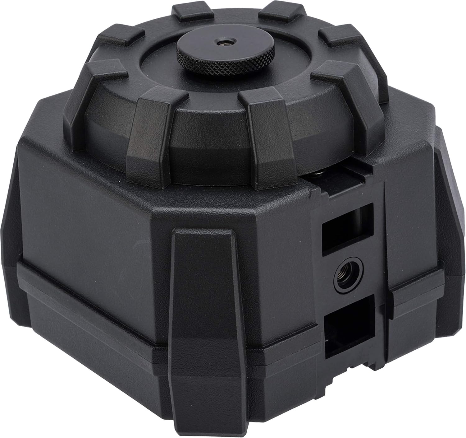 Evike Airsoft - Angel Custom 2000 Round Blok Firestorm AEG Airsoft Drum Flashmag (Color: Black/Body Only)