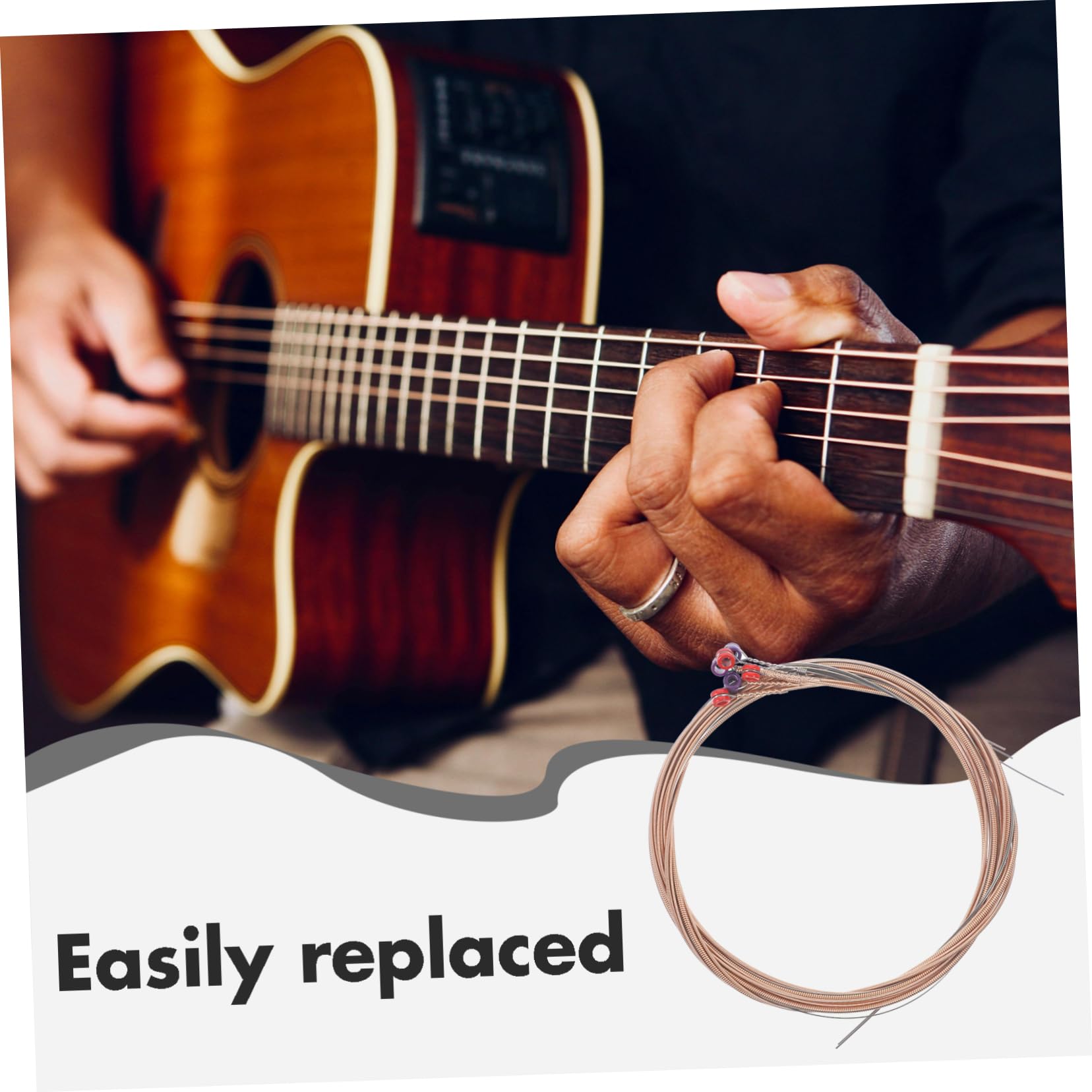 ifundom 30pezzi Per Chitarra Folk Professionali Per Chitarra Sostituzione Resistenti Per Musicisti