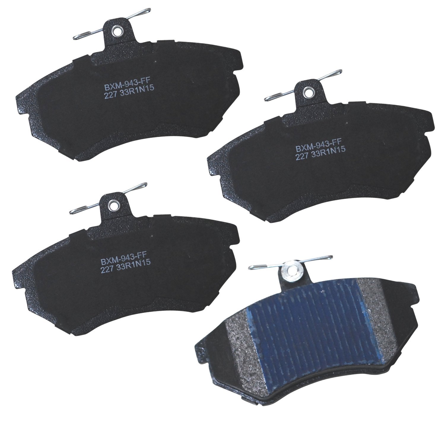 Bendix Premium SBM227 Semi-Metallic Front Brake Pads for Select Models Audi 80, 80 Quattro, 90, 90 4000, 4000 5000, Coupe, Volkswagen Corrado, Golf, Jetta, Passat, Quantum, Scirocco