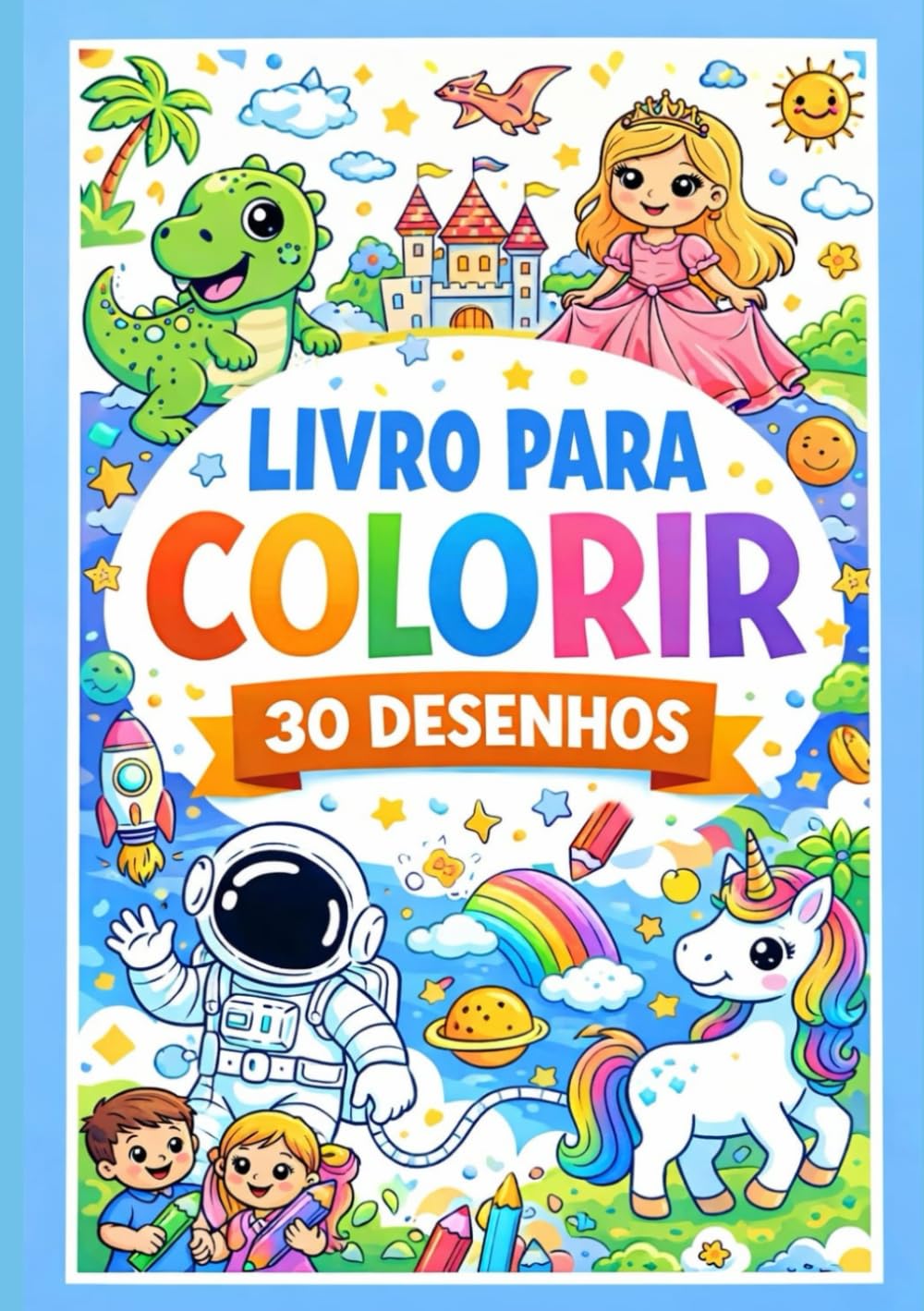 Livro Para Colorir: 30 Desenhos