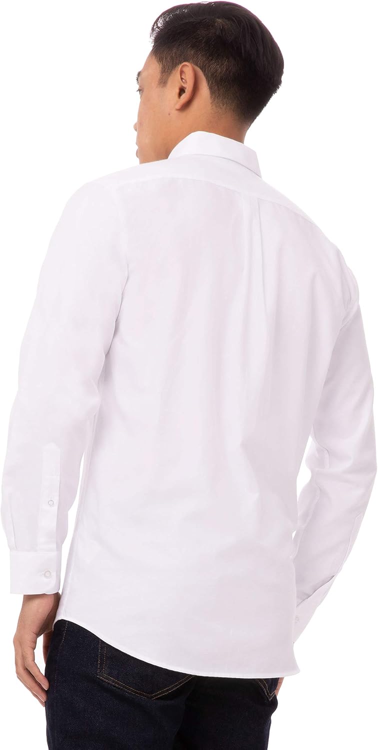 Chef Works Custom Embroidered Mens Oxford Dress Shirt