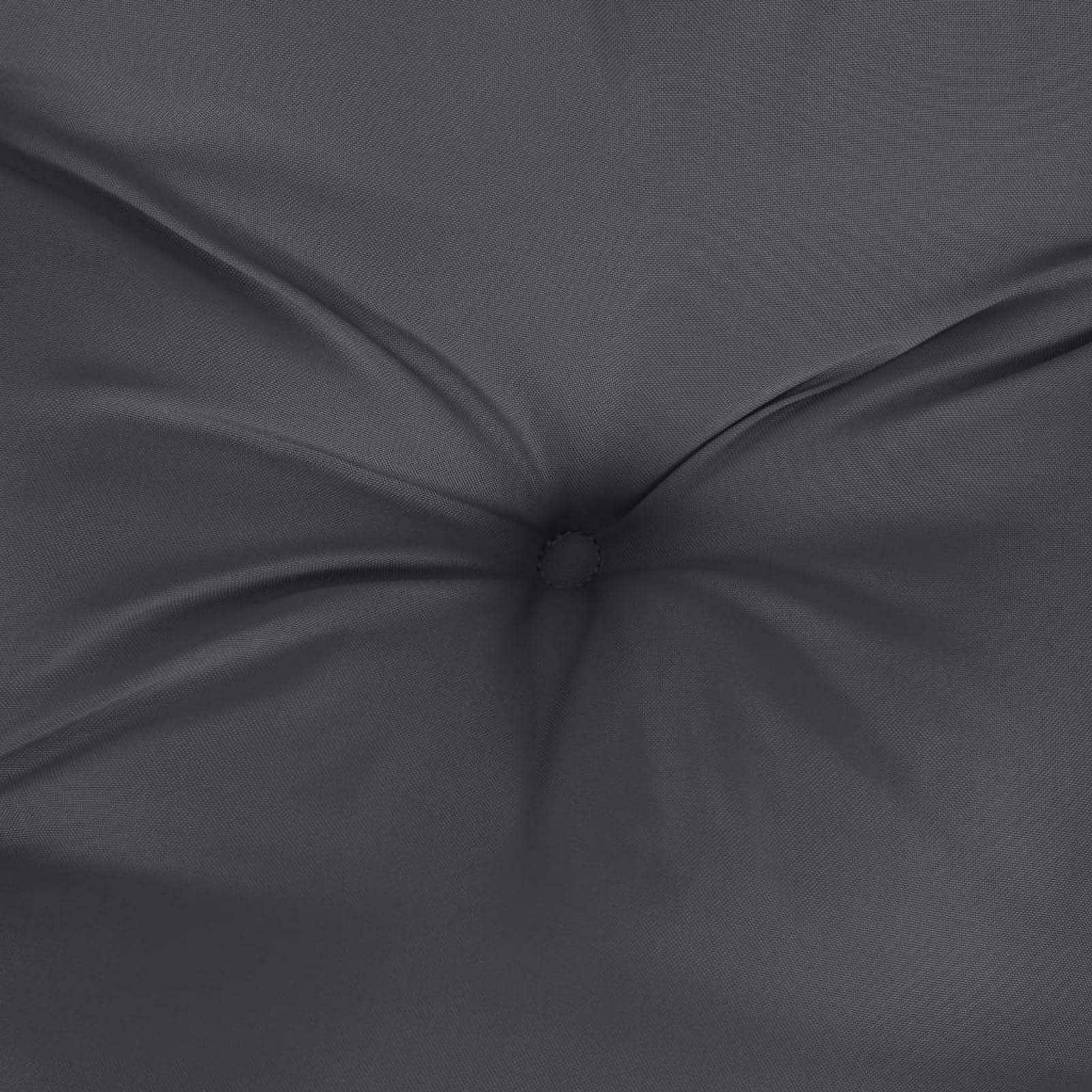 Nakładki na ławkę ogrodową, 2 szt. – melanż, antracyt, 100 x 50 x 7 cm, poliester z wypełnieniem z wydrążonego, antypoślizgowe, ze sznurkami, do ogrodu, na taras i do wnętrz