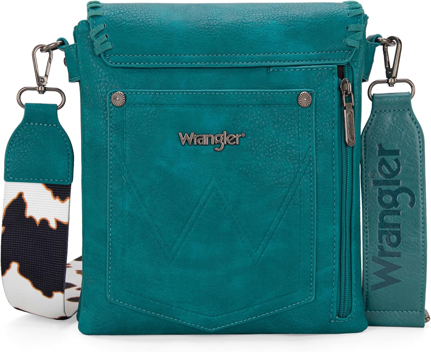 Wrangler Crossbody Bags for Women Vintage Hand Woven Shoulder Purse - Image 6