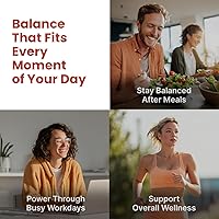 Vista 9 de Suplemento de berberina 21 en 1 con canela de Ceilán con cromo, melón amargo y extracto de té verde y extracto de pimienta negra 5X para apoyo