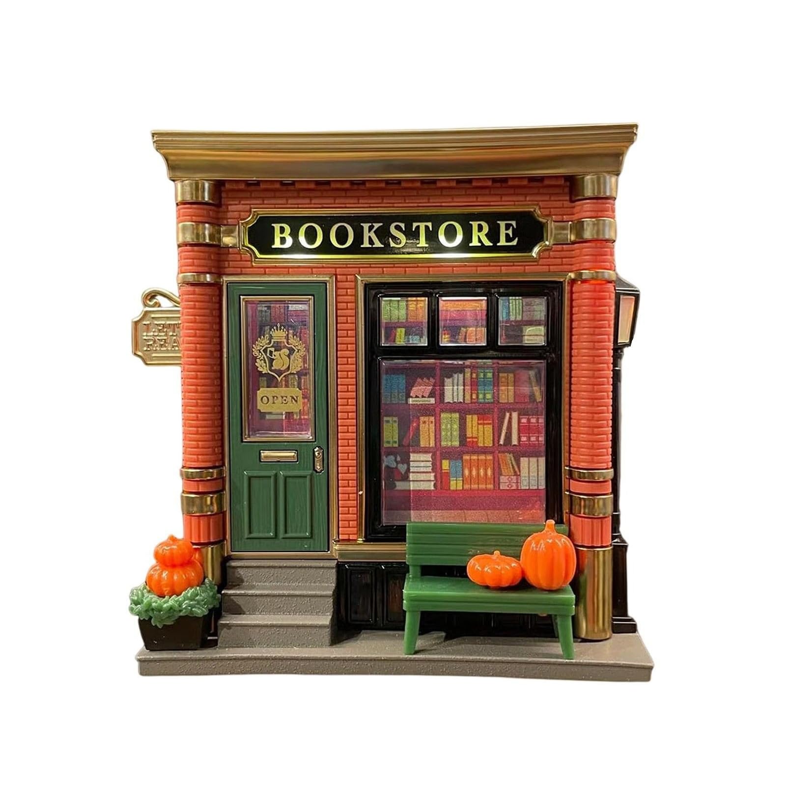 Fall Bookstore Night Light, Projector Wallflowers Fragrance Book Themed Lamp Decoration