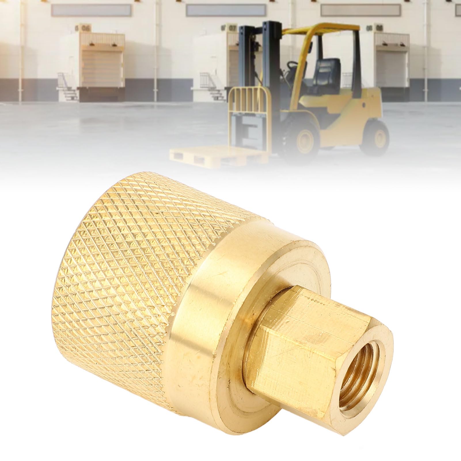 Connecteur de Réservoir de Chariot élévateur en Métal, Adaptateur à Installation Rapide pour Réservoirs 20lb 33.5lb 43.5lb, pour Coupleur Rego 7141F et 7141M