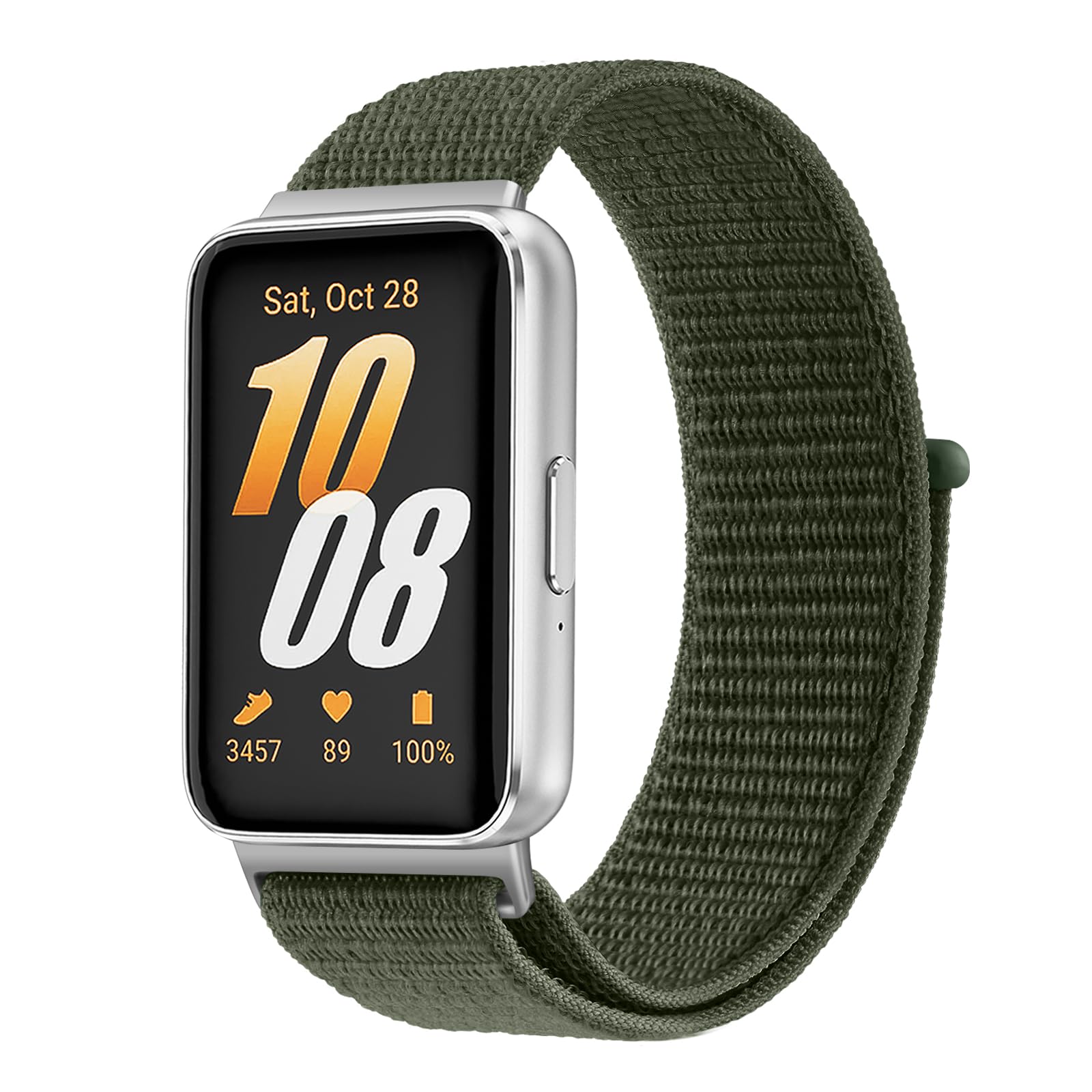 Nylon Bands for Samsung Galaxy Fit 3 Band Women Men, Soft Adjustable Replacement Watch Strap Compatible with Galaxy Fit 3 Smartwatch Accessories