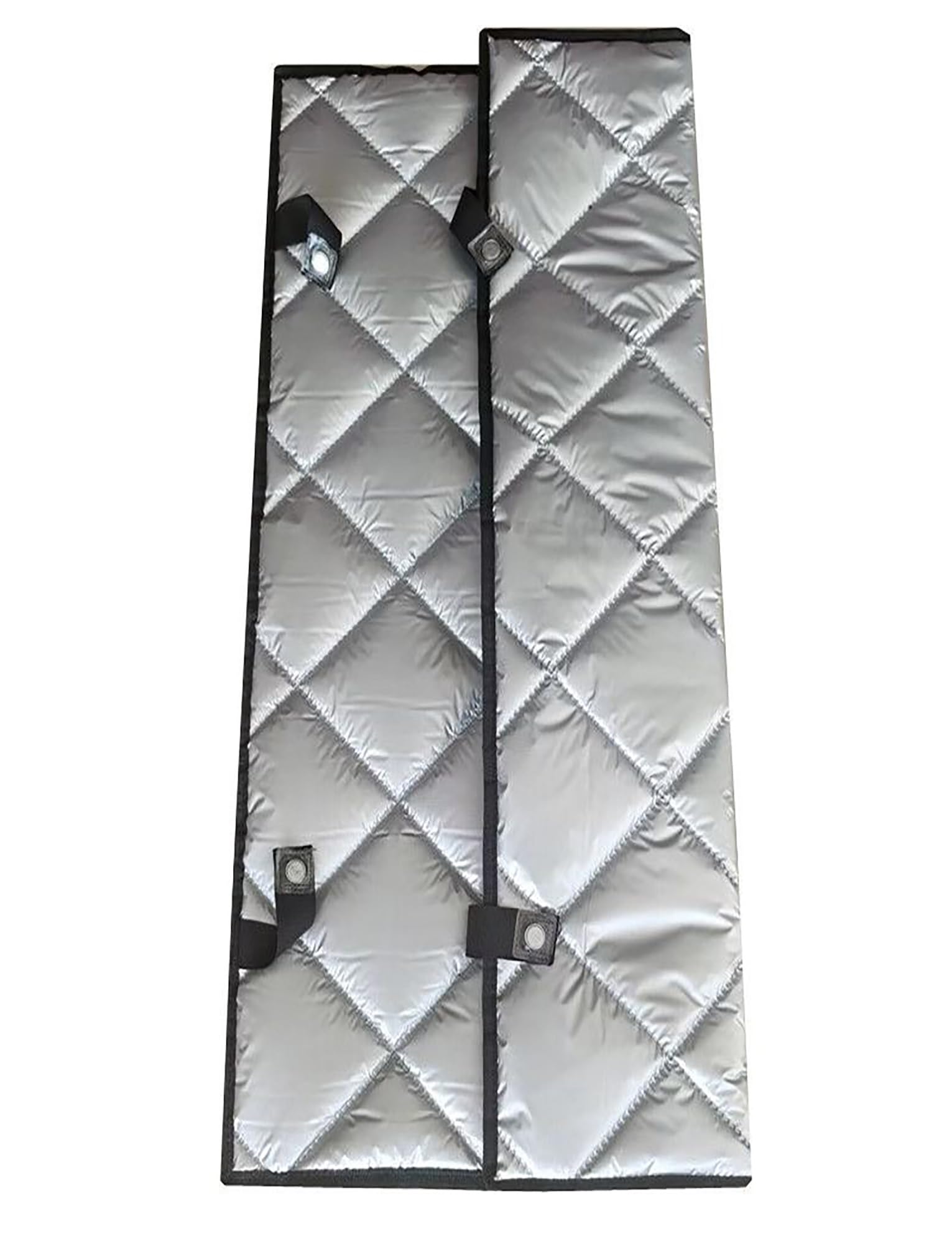 Protector solar for refrigerador, funda for congelador, tela aislante for armarios frigoríficos y vitrinas (azul, 60 x 145 cm/23,6 57,1 pulgadas)(Silver,90x145 cm/35.4x57.1in)
