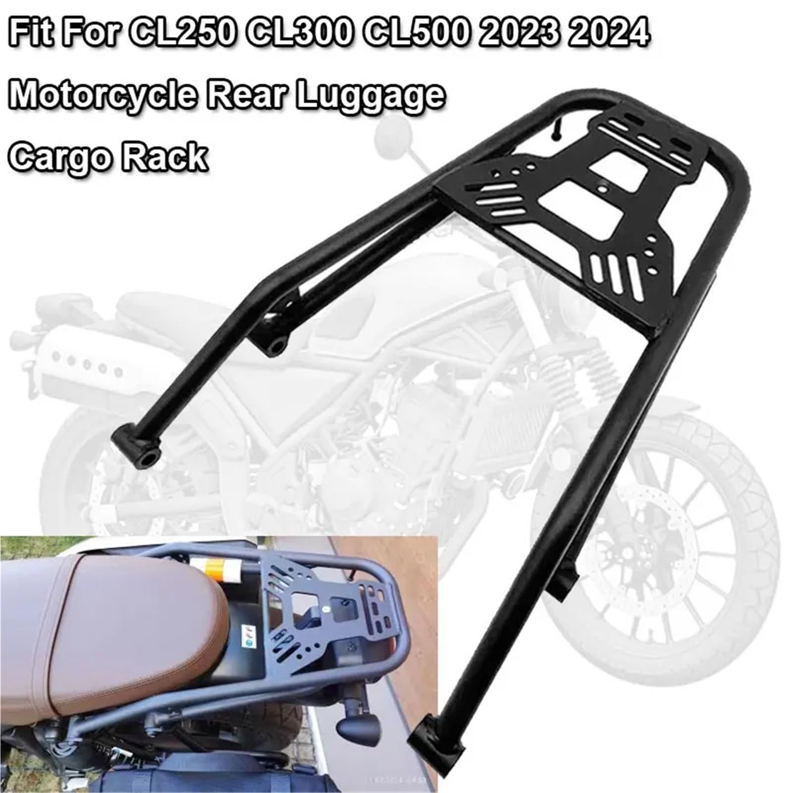 Półka na bagaż motocyklowy Pasuje do motocykla HONDA CL 250 300 500 CL250 CL300 CL500 2023 2024 Tylny bagażnik bagażnika