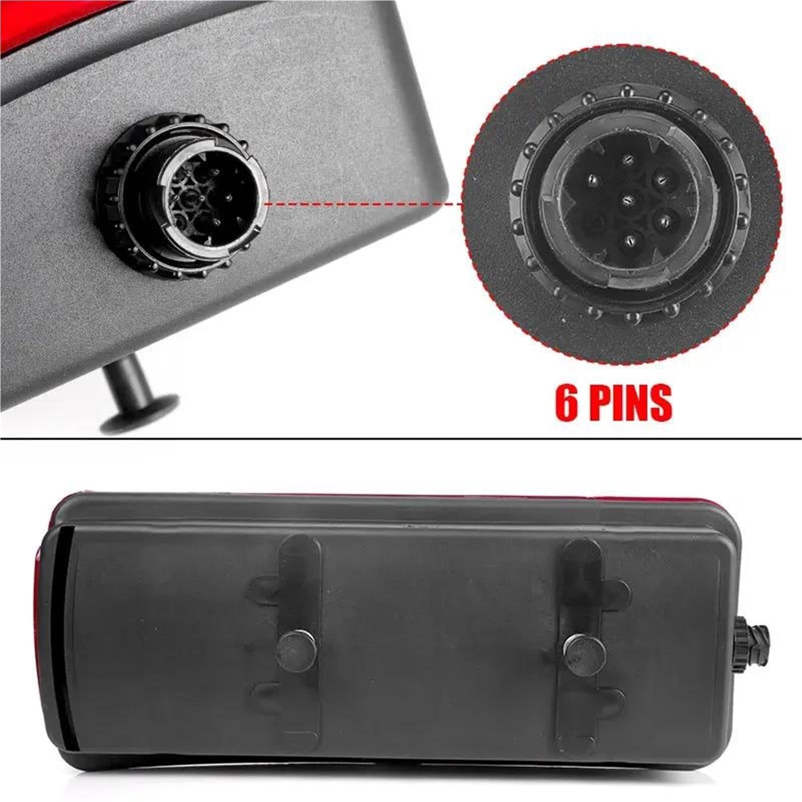 Luz Trasera Izquierda 6 Pines Para MAN TGA TGX TGS TGL TGM 2005+
