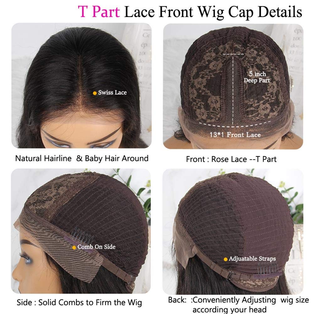 Amazon.com : 13x4x1 T Part Lace Front Curly Human Hair Wigs Orange Ginger  Color Red Wigs Pre Plucked Glueless 100% Real Brazilian Hair Wig with Baby  Hair 150% Density 12 Inch by