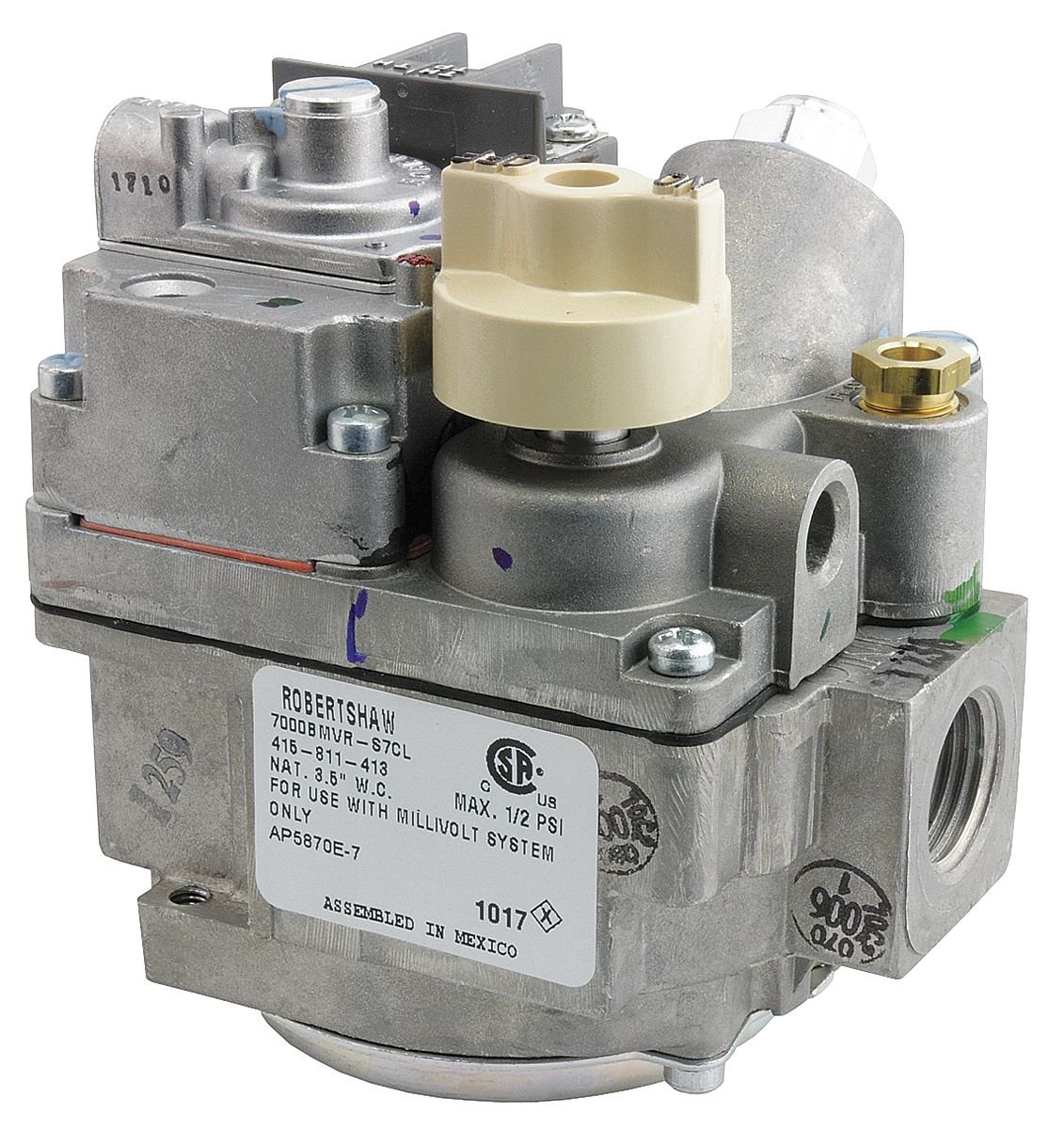 Rheem SP5870E Water Heater Valve, 1/2 x 3/4 Natural Gas Valve - Millivolt  : Amazon.in: Industrial u0026 Scientific