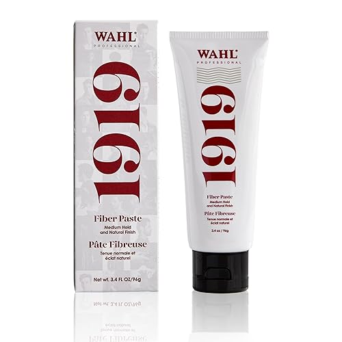Wahl Professional - Pasta de fibra 1919 para hombres y mujeres - Producto de peinado - Tamaño de viaje - 3.4 oz
