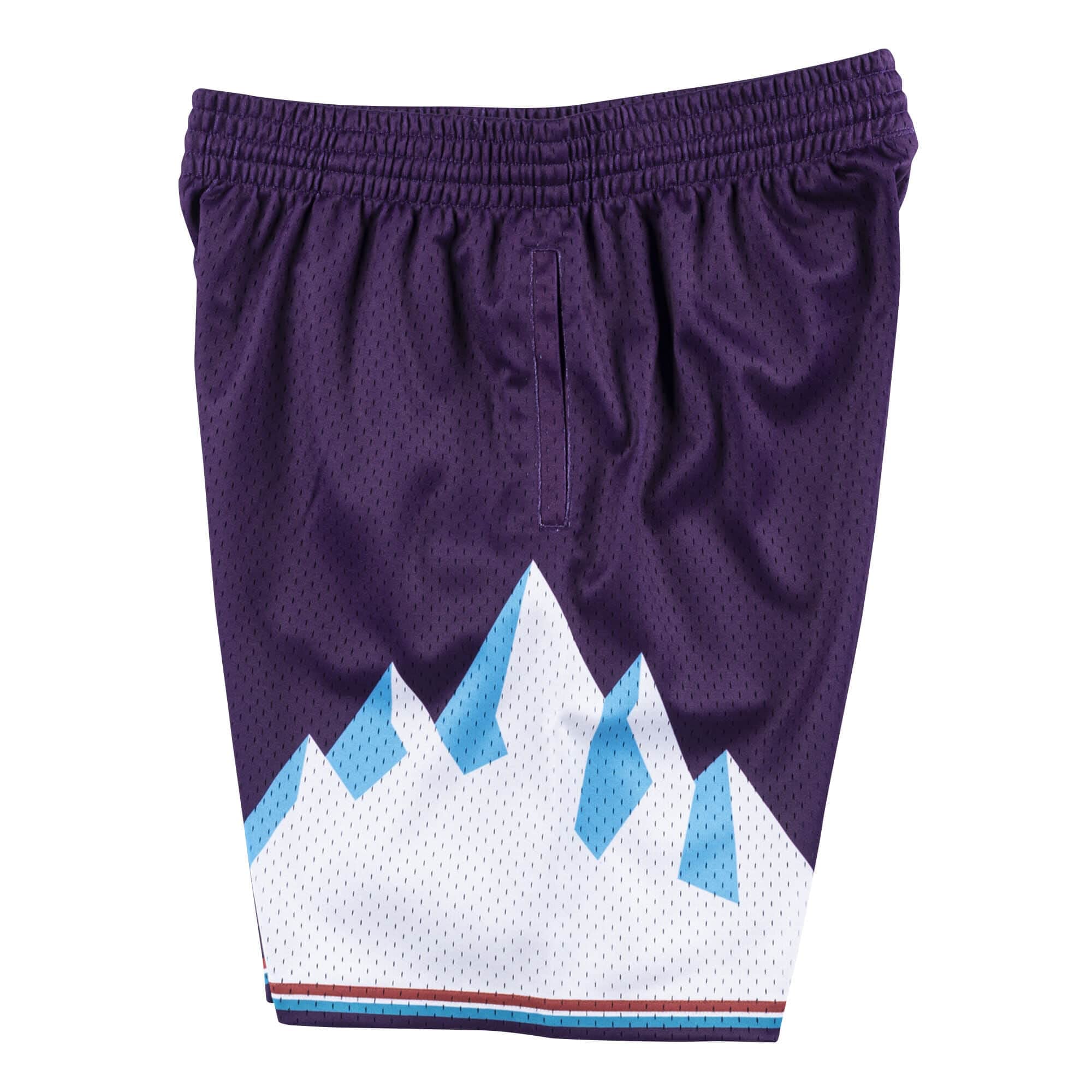 Mitchell & Ness - NBA Swingman Pantaloncini 2.0 U.Jazz, Pantaloncini Unisex - Adulto