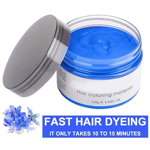 Vista 66 de Color de cabello temporal negro, cera de color natural para el cabello, espray de color de cera para el cabello, 4.23 onzas, pomadas de tinte