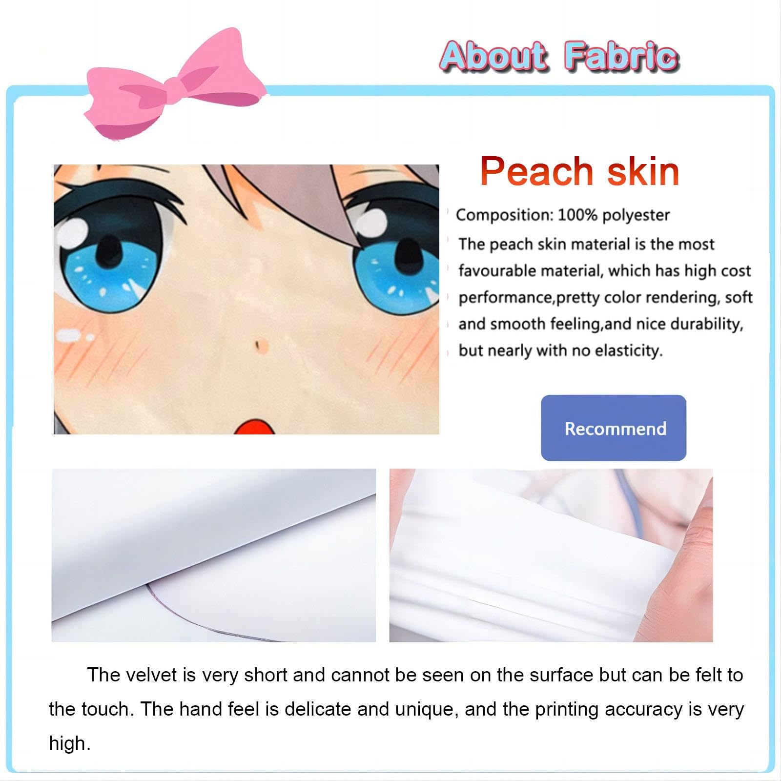 Federa Cuscino Anime Arknights Ansel – Dakimakura 2WT Quadrato – Regalo Otaku