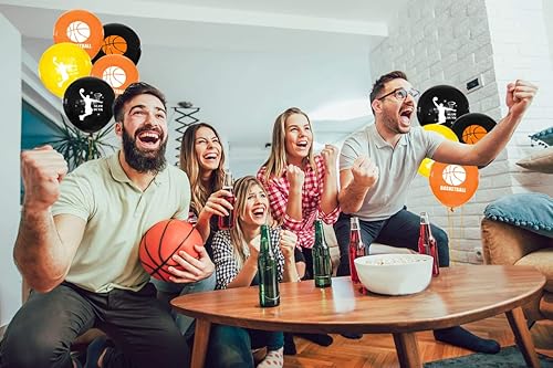 Miniatura 4 de 24 globos de baloncesto para fiestas motivacionales  juego de deportespartido de baloncestoaccesorios para fotografíassuministros de fiesta de