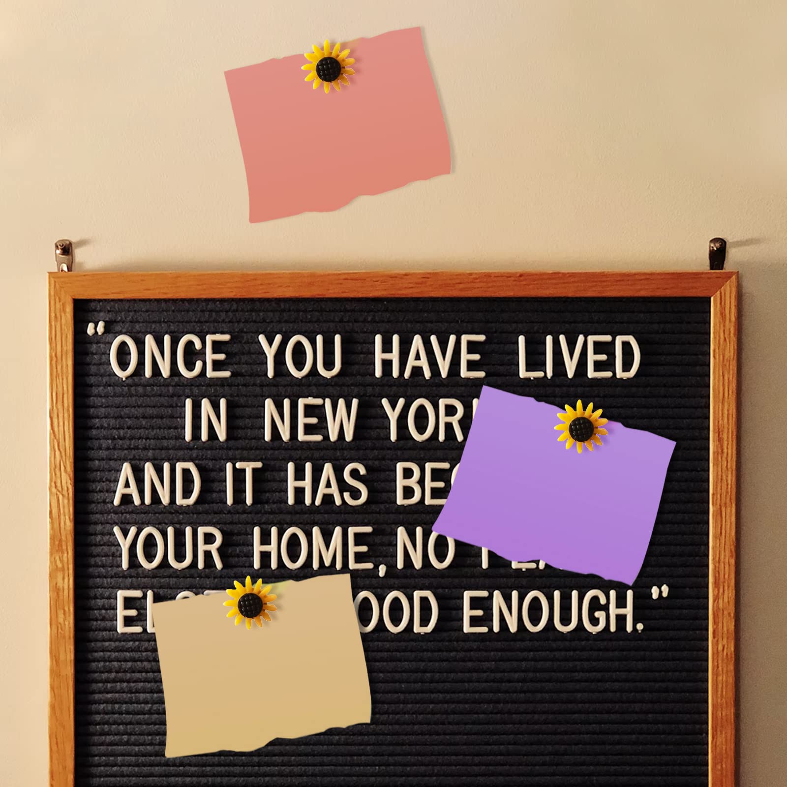 40Pcs Sunflower Push Pins - Decorative Resin Thumb Tacks For Bulletin Boards & Photo Walls