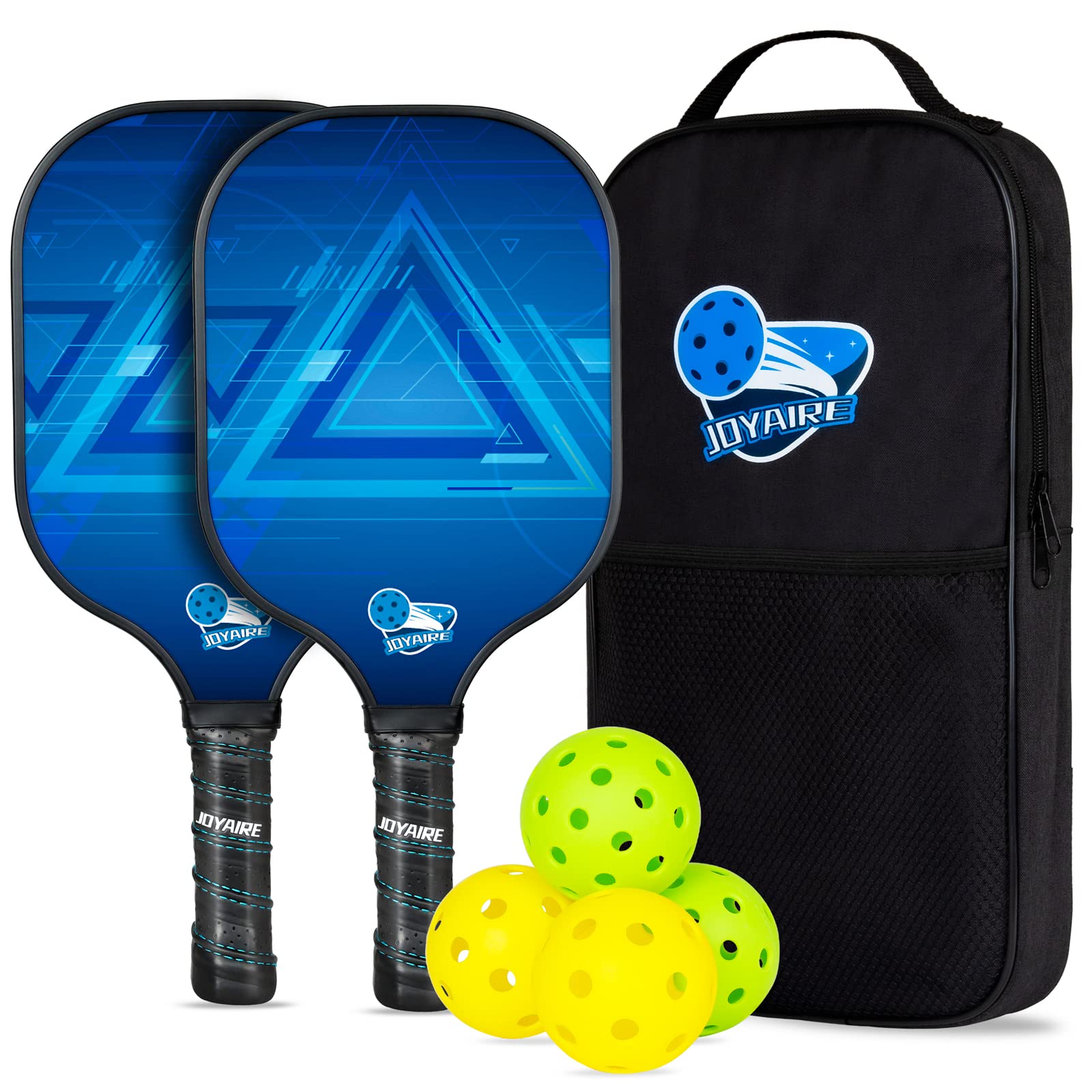 Buy JOYAIRE Pickleball Paddles Set of 2, Pickleball Set Graphite Carbon