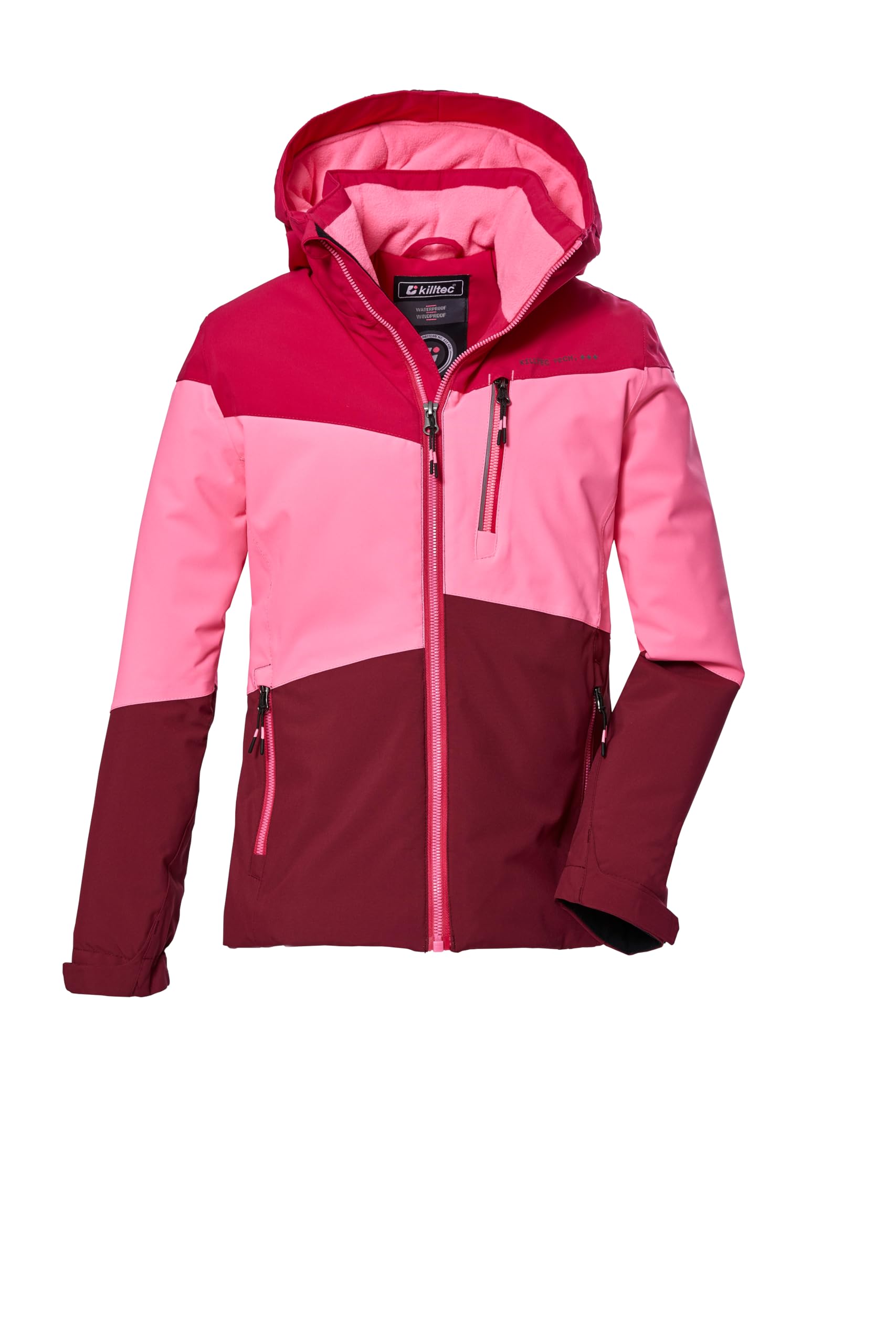 Killtec Kow 170 Grls Jckt Veste fonctionnelle avec capuche et pare-neige/veste d'extérieur imperméable Girl´s