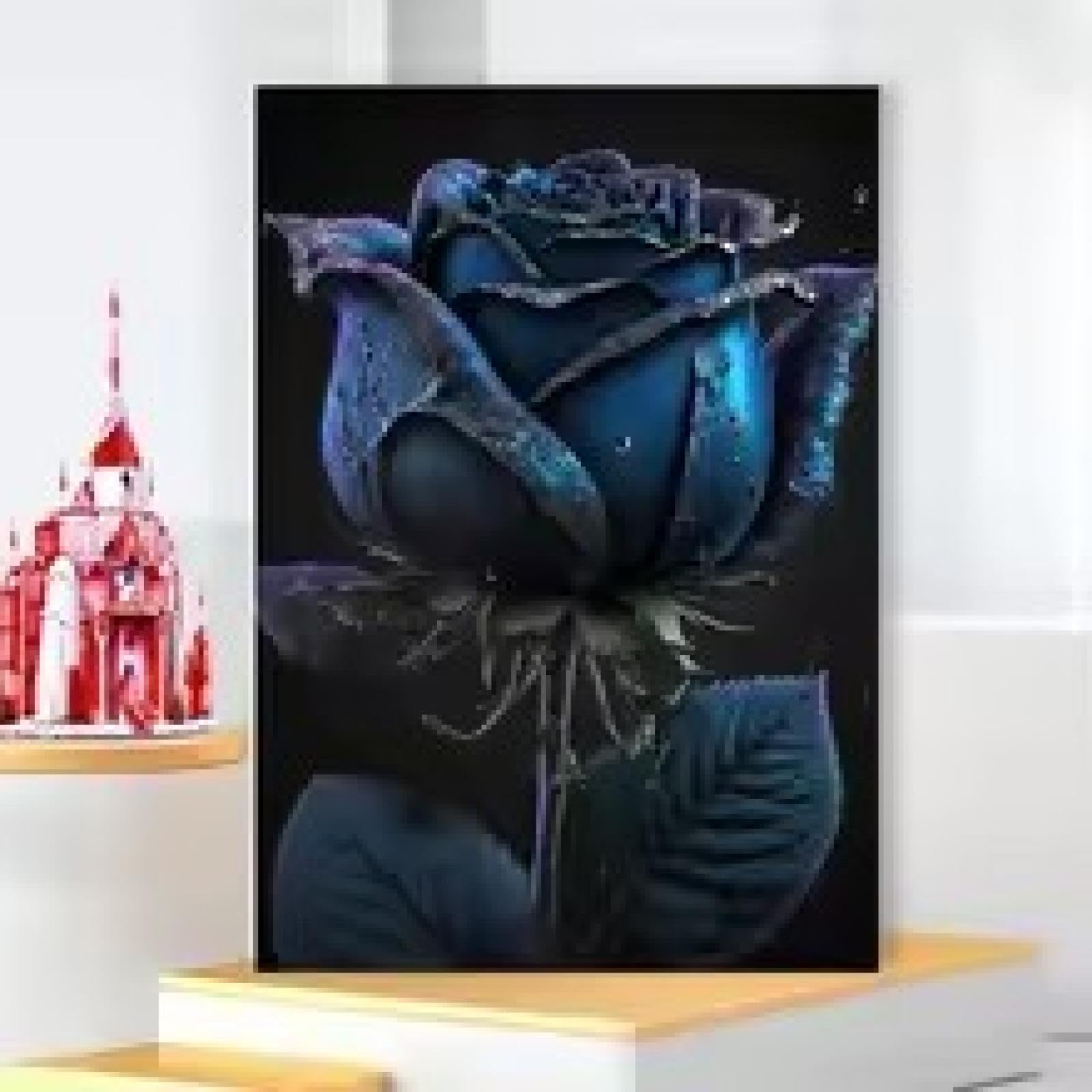 Images de fleurs roses grand format triptyque déco murale salon 60x80