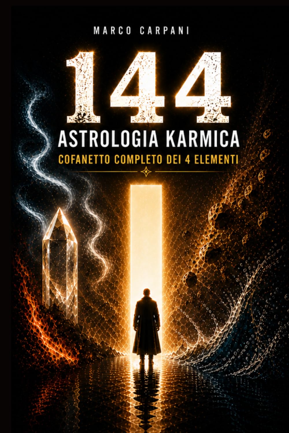 144 – Astrologia Karmica Evolutiva: Cofanetto Astrologico completo dei 4 elementi, cristalli e acque informate per il percorso evolutivo e la consapevolezza interiore