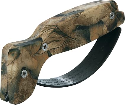 AccuSharp Knife Sharpener, Ergonomic Comfortable Handle, Compact & Easy to Use, Restore and Hone Straight & Serrated Knives, Camo
