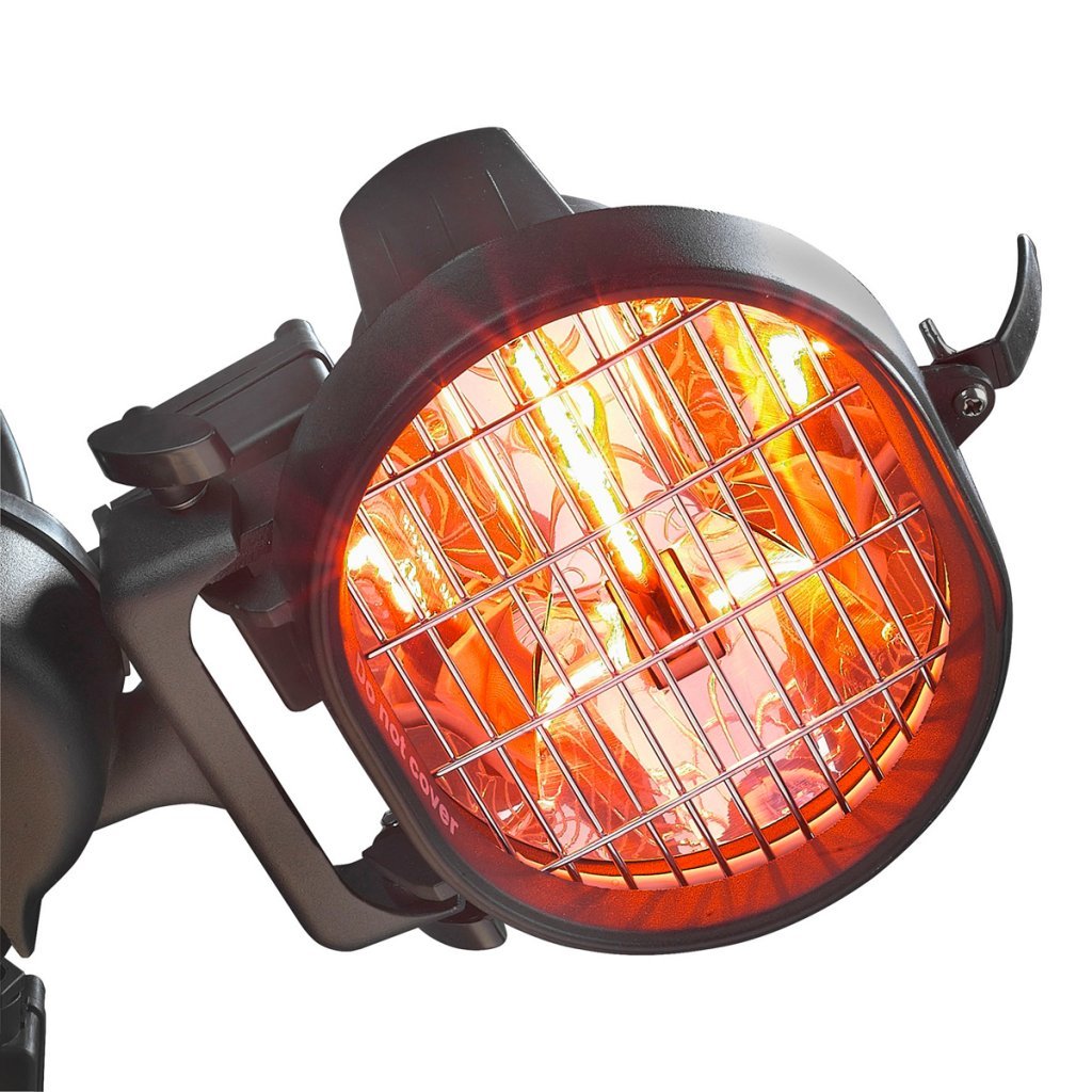 Eurom Riscaldamento per patio "Parasol Heater 1500", nero, 1500 W, 333329