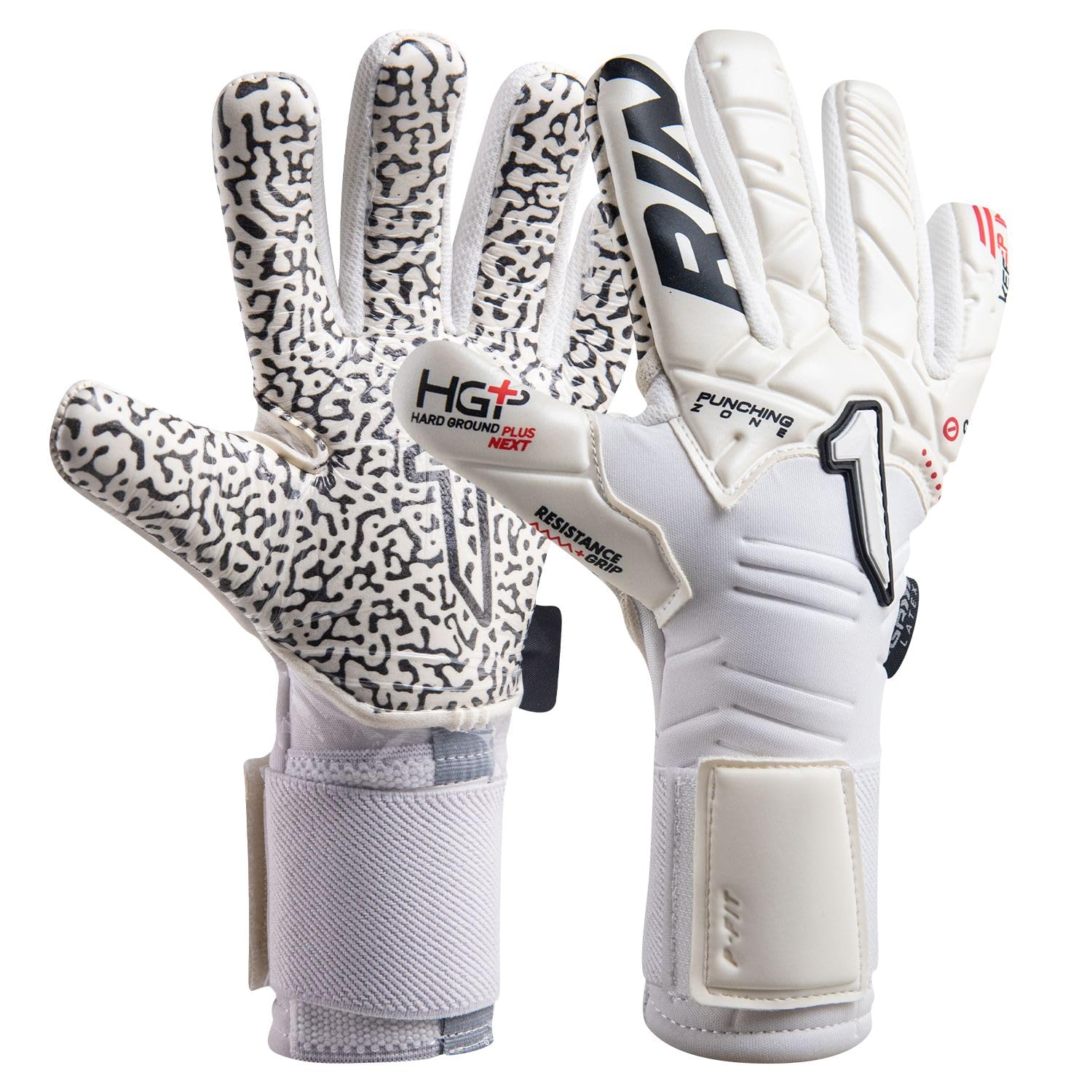 Rinat Kratos-Prime-Turf Goalkeeper Glove (White, 7)