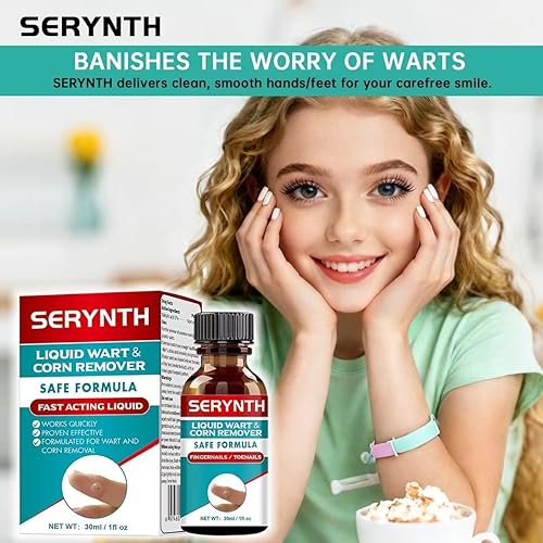 Miniatura 6 de SERYNTH Removedor de verrugas de ácido salicílico, potente fórmula de congelación líquida para eliminar verrugas, rápida y sin dolor para eliminar