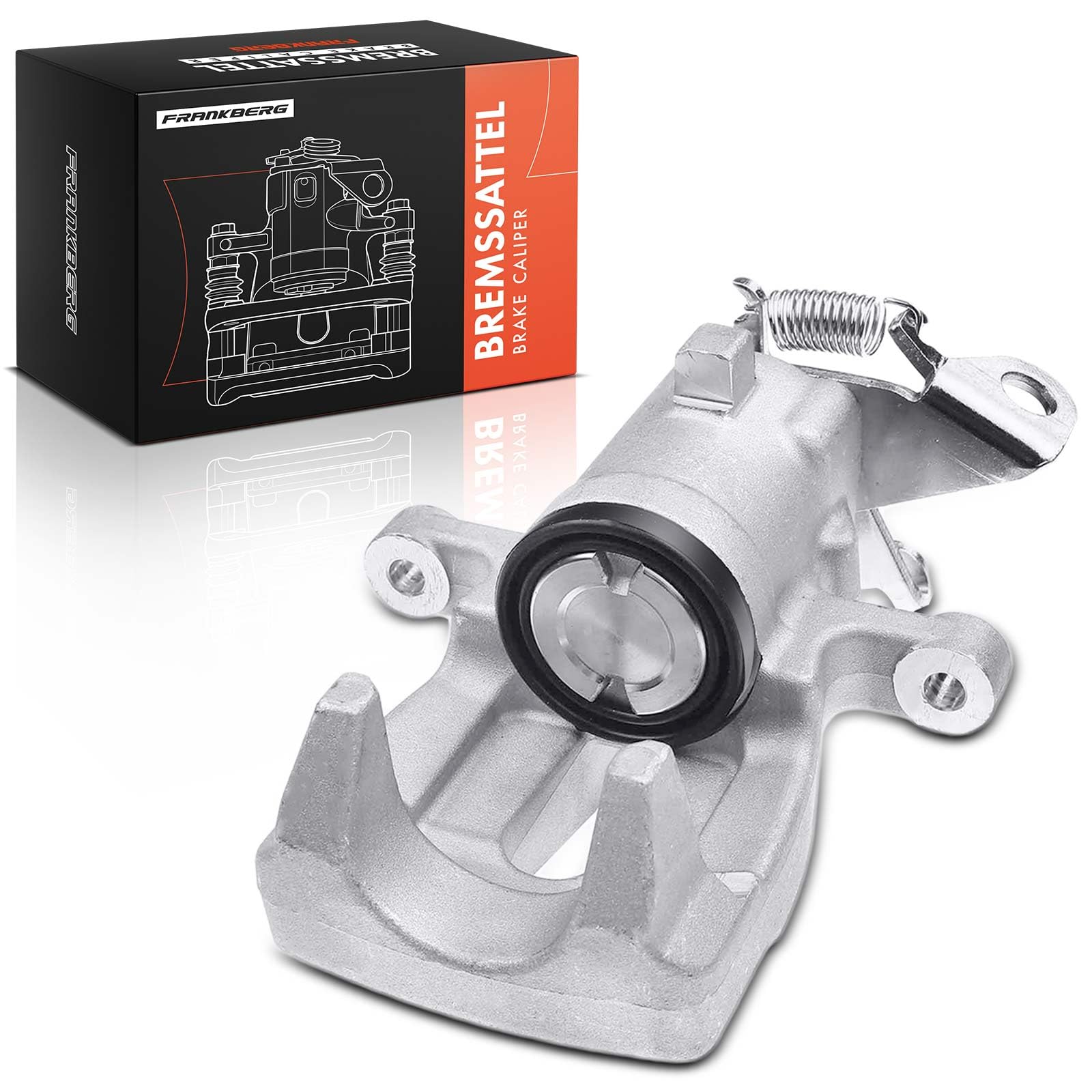 Frankberg Étrier de frein arrière gauche, en aluminium moulé, | Compatible avec: Scénic II JM0/1, Scénic III JZ0/1, Grand Scénic II JM0/1, Grand Scénic III JZ0/1, Fluidité L3