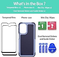 Vista 2 de Jeylly Funda para Samsung Galaxy A23, Galaxy A13 4G/5G/A23 5G/A04/A04s Funda de absorción de golpes híbrida TPU antiarañazos resistente cubierta
