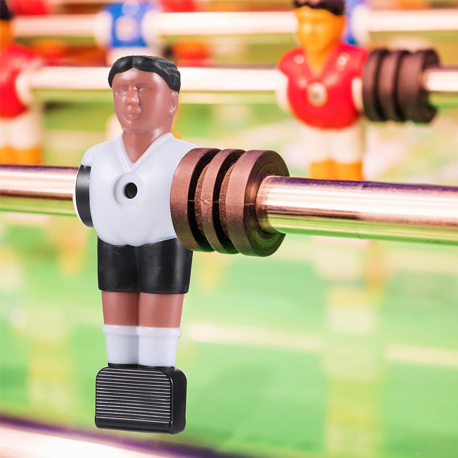 16 Piezas Muñeca de fútbol pequeño Jugadores de futbolín Foosball futbolines reemplazables Reemplazo de de futbolín Juguetes de Futbol Juegos de Futbol Resina