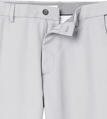 Miniatura 9 de Tienda Essentials - Pantalón de vestir de corte clásico, con cintura expandible y sin pinzas para hombre
